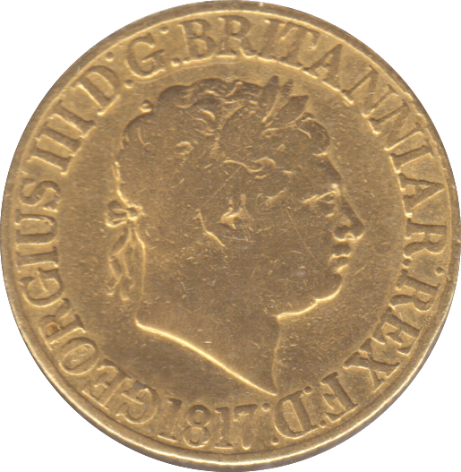 1817 GOLD SOVEREIGN ( GF ) - SOVEREIGN - Cambridgeshire Coins
