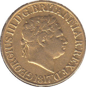 1817 GOLD SOVEREIGN ( GF ) - SOVEREIGN - Cambridgeshire Coins