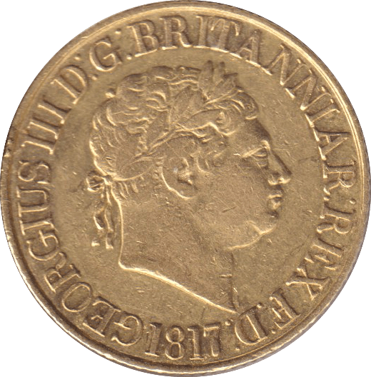 1817 GOLD SOVEREIGN ( GVF ) - SOVEREIGN - Cambridgeshire Coins