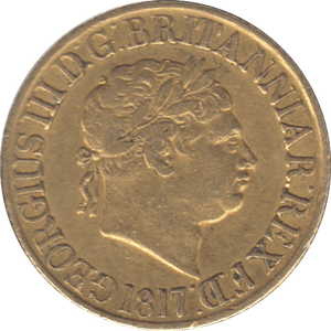 1817 GOLD SOVEREIGN ( VF ) - SOVEREIGN - Cambridgeshire Coins
