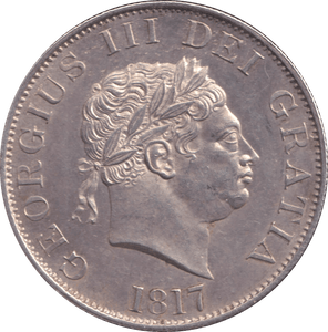 1817 HALFCROWN ( AUNC ) - HALFCROWN - Cambridgeshire Coins
