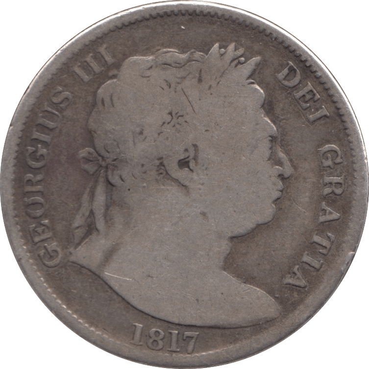 1817 HALFCROWN ( FAIR ) - HALFCROWN - Cambridgeshire Coins