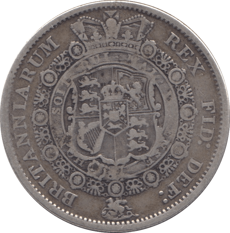 1817 HALFCROWN ( FINE ) - Halfcrown - Cambridgeshire Coins