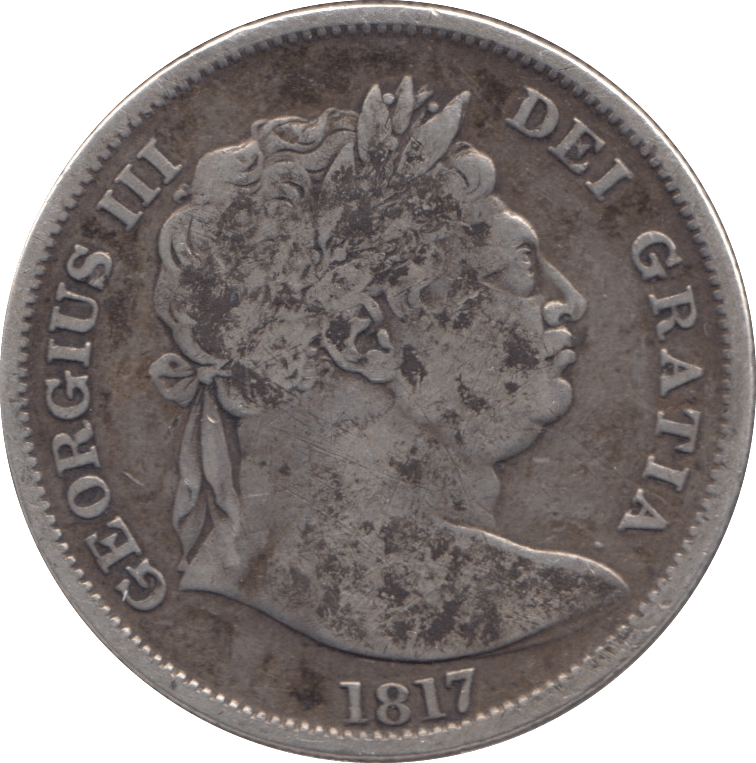 1817 HALFCROWN ( FINE ) - Halfcrown - Cambridgeshire Coins