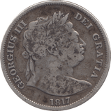 1817 HALFCROWN ( FINE ) - Halfcrown - Cambridgeshire Coins