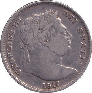 1817 HALFCROWN ( FINE ) - HALFCROWN - Cambridgeshire Coins