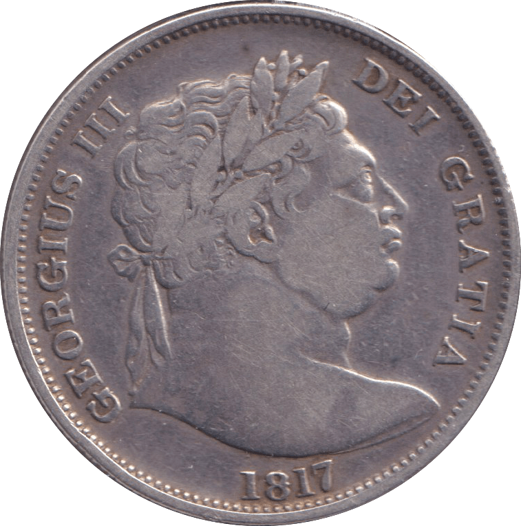 1817 HALFCROWN ( FINE ) - HALFCROWN - Cambridgeshire Coins