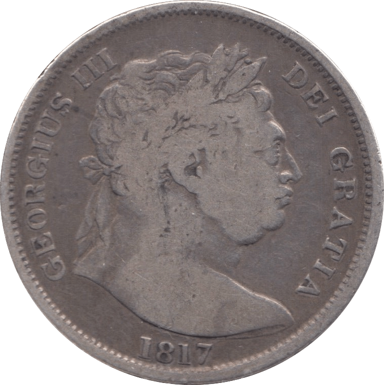 1817 HALFCROWN ( FINE ) - HALFCROWN - Cambridgeshire Coins