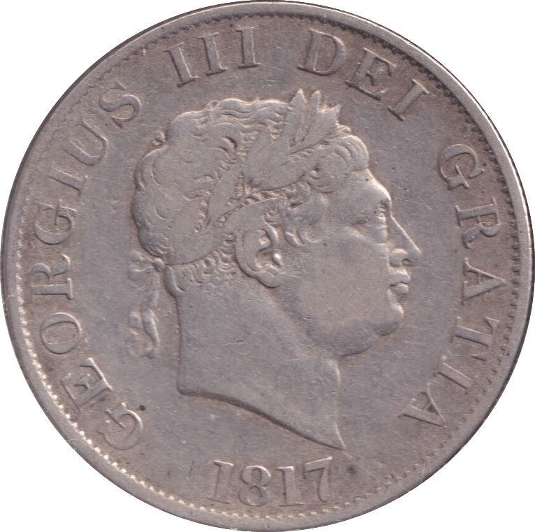 1817 HALFCROWN ( FINE ) - HALFCROWN - Cambridgeshire Coins