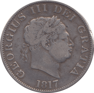 1817 HALFCROWN ( FINE ) - HALFCROWN - Cambridgeshire Coins