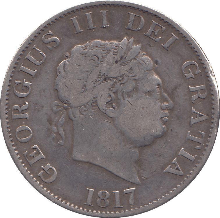 1817 HALFCROWN ( FINE ) - HALFCROWN - Cambridgeshire Coins