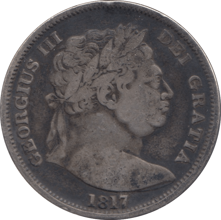 1817 HALFCROWN ( FINE ) - Halfcrown - Cambridgeshire Coins