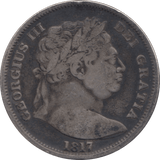 1817 HALFCROWN ( FINE ) - Halfcrown - Cambridgeshire Coins