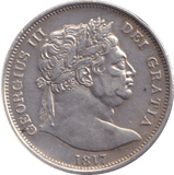 1817 HALFCROWN ( GVF ) - HALFCROWN - Cambridgeshire Coins