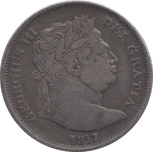 1817 HALFCROWN ( GVF ) - HALFCROWN - Cambridgeshire Coins