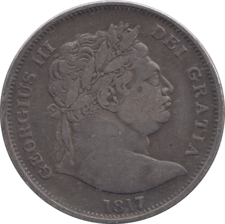 1817 HALFCROWN ( GVF ) - HALFCROWN - Cambridgeshire Coins