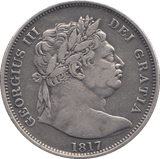 1817 HALFCROWN ( VF ) - HALFCROWN - Cambridgeshire Coins