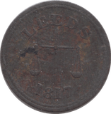 1817 LEEDS FARTHING TOKEN - WORLD COINS - Cambridgeshire Coins