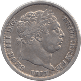 1817 ONE SHILLING ( GF ) - SHILLING - Cambridgeshire Coins