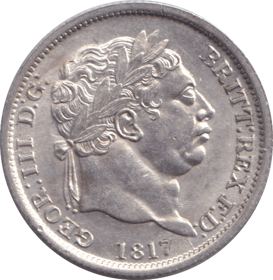 1817 SHILLING ( AUNC ) 3 - SHILLING - Cambridgeshire Coins