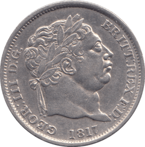1817 SHILLING ( EF ) - SHILLING - Cambridgeshire Coins