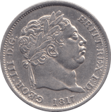 1817 SHILLING ( EF ) - SHILLING - Cambridgeshire Coins