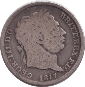 1817 SHILLING ( FINE ) - SHILLING - Cambridgeshire Coins