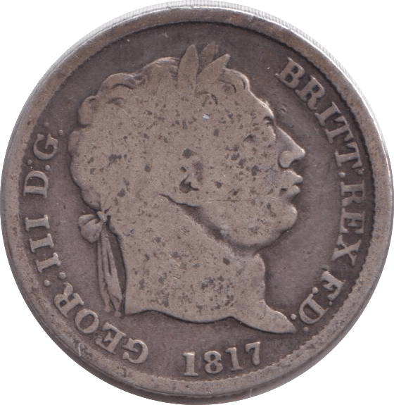 1817 SHILLING ( FINE ) - SHILLING - Cambridgeshire Coins