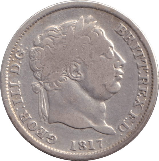 1817 SHILLING ( FINE ) - SHILLING - Cambridgeshire Coins