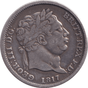 1817 SHILLING ( FINE ) - SHILLING - Cambridgeshire Coins