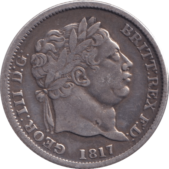 1817 SHILLING ( FINE ) - SHILLING - Cambridgeshire Coins