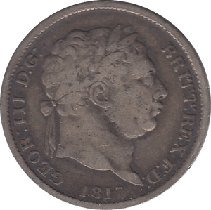 1817 SHILLING ( FINE ) - SHILLING - Cambridgeshire Coins