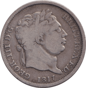 1817 SHILLING ( FINE ) - SHILLING - Cambridgeshire Coins