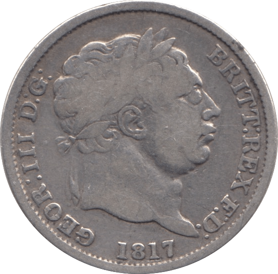 1817 SHILLING ( FINE ) - SHILLING - Cambridgeshire Coins