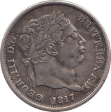 1817 SHILLING ( GVF ) - SHILLING - Cambridgeshire Coins