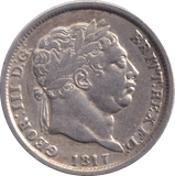 1817 SHILLING ( GVF ) - SHILLING - Cambridgeshire Coins