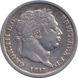 1817 SHILLING ( VF ) - SHILLING - Cambridgeshire Coins