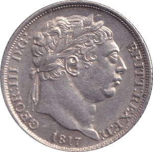 1817 SIXPENCE ( AUNC ) - SIXPENCE - Cambridgeshire Coins