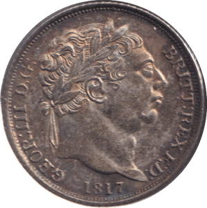 1817 SIXPENCE ( EF ) - SIXPENCE - Cambridgeshire Coins