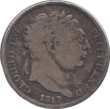1817 SIXPENCE F55 ( FINE ) - SIXPENCE - Cambridgeshire Coins