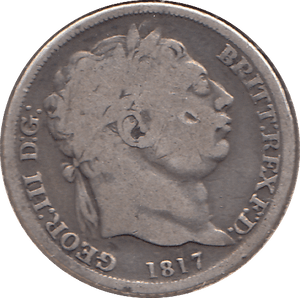 1817 SIXPENCE ( FINE ) - SIXPENCE - Cambridgeshire Coins