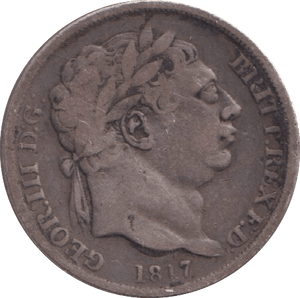 1817 SIXPENCE ( FINE ) - SIXPENCE - Cambridgeshire Coins