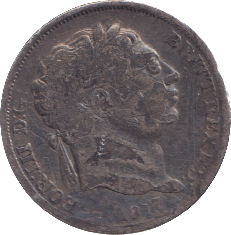 1817 SIXPENCE ( FINE ) - SIXPENCE - Cambridgeshire Coins