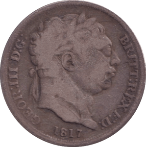 1817 SIXPENCE ( FINE ) - SIXPENCE - Cambridgeshire Coins