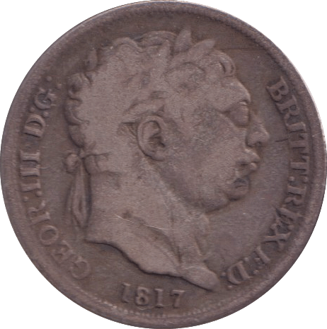 1817 SIXPENCE ( FINE ) - SIXPENCE - Cambridgeshire Coins