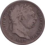 1817 SIXPENCE ( FINE ) - SIXPENCE - Cambridgeshire Coins