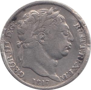 1817 SIXPENCE ( FINE ) - SIXPENCE - Cambridgeshire Coins