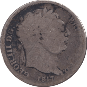 1817 SIXPENCE ( NF ) - SIXPENCE - Cambridgeshire Coins