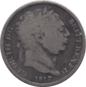 1817 SIXPENCE ( NF ) - SIXPENCE - Cambridgeshire Coins