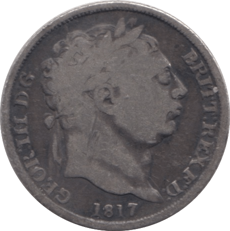 1817 SIXPENCE ( NF ) - SIXPENCE - Cambridgeshire Coins